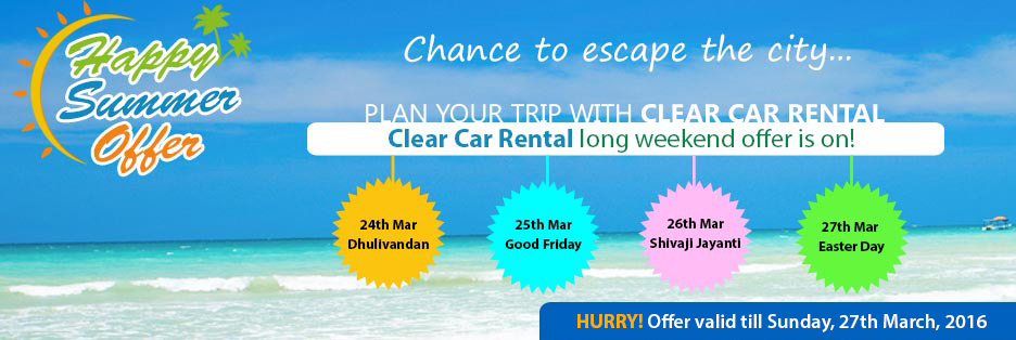 Car Rental Long Weekend Offer !